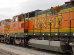 Fire damage on BNSF 562